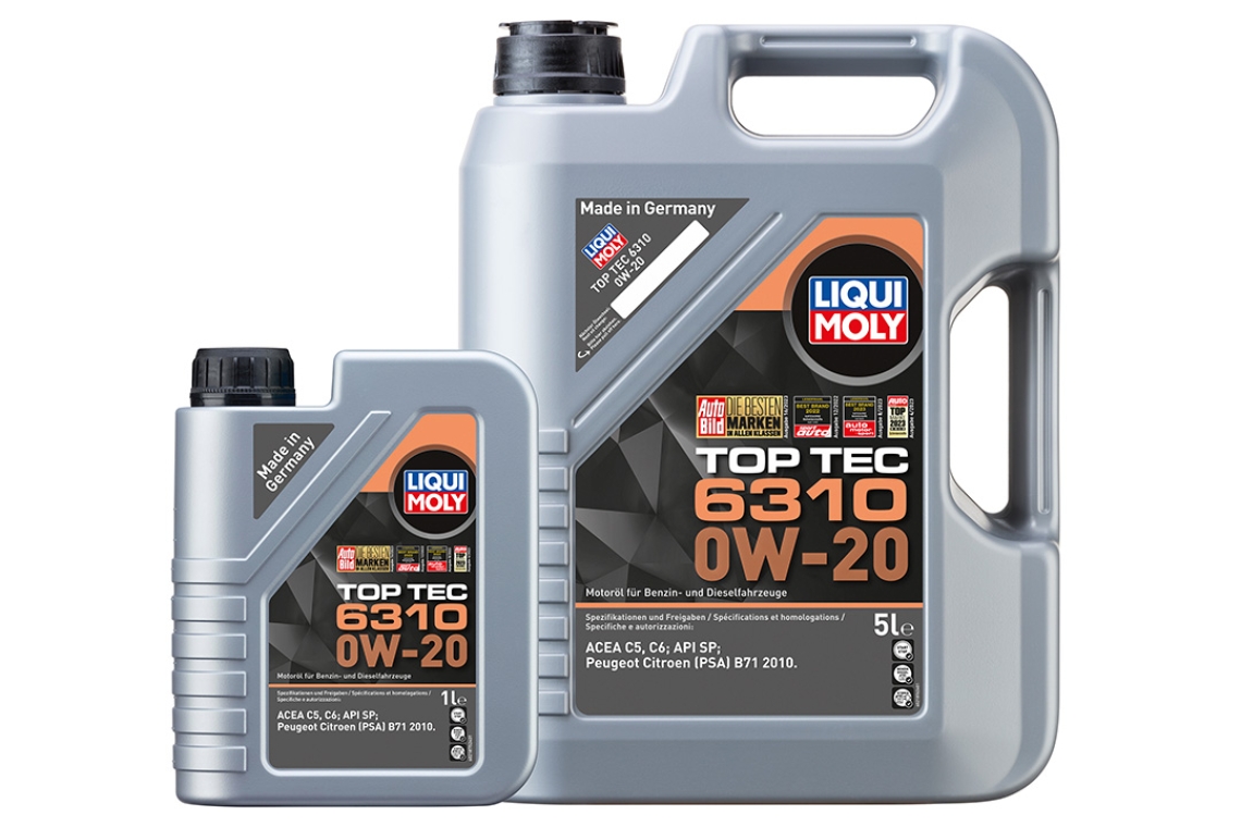 New oil for Stellantis Group models: LIQUI MOLY TOP TEC 6310 0W-20