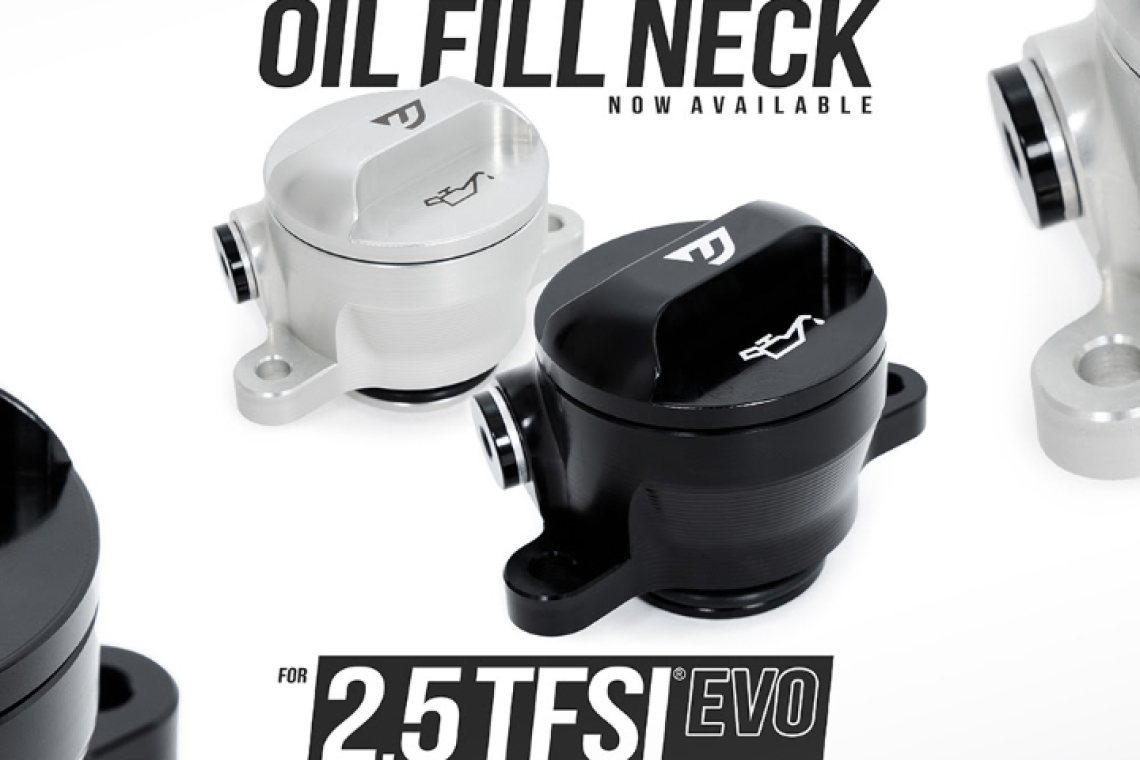 Unitronic Releases Low Profile Billet Oil Fill Necks for RS3 and TTRS