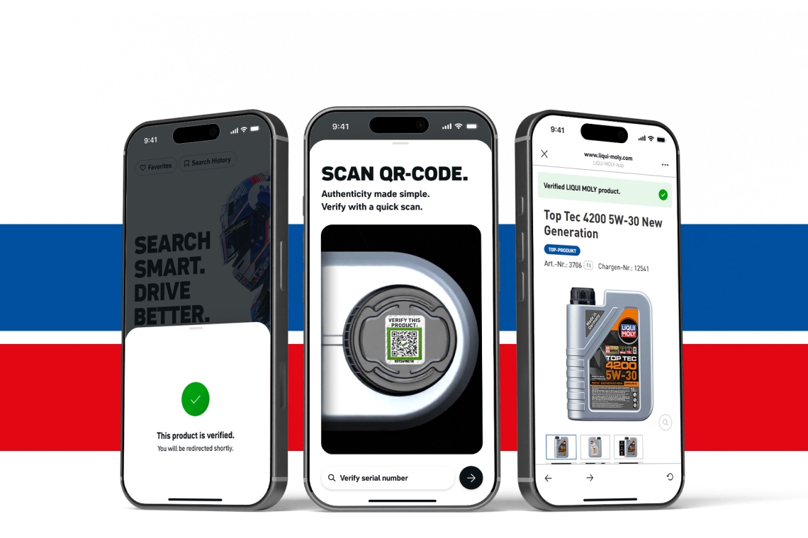 LIQUI MOLY Adds QR Verification to Oil Products