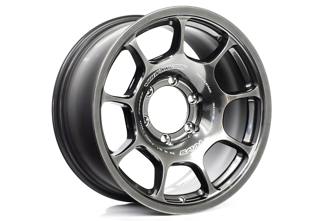 RAYS VOLK Racing ZE40X forged wheel shown in the Shining Light Metal finish on a white background.