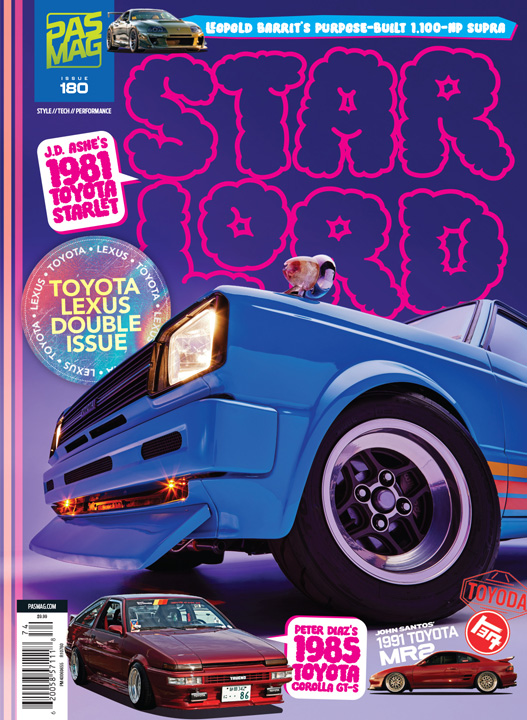 Front cover of PASMAG Issue #180 Toyota and Lexus special issue.