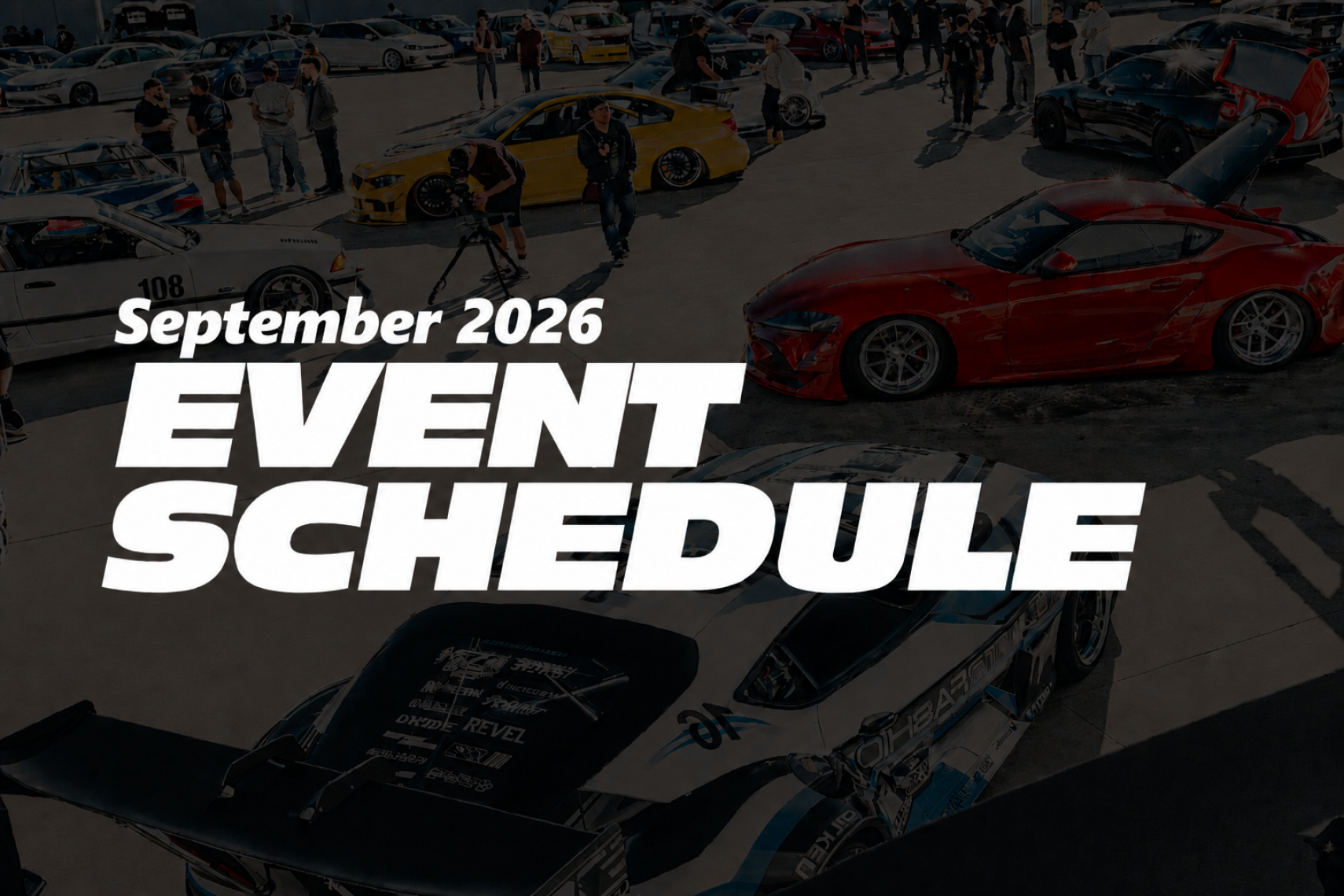 September 2026 Event Calendar