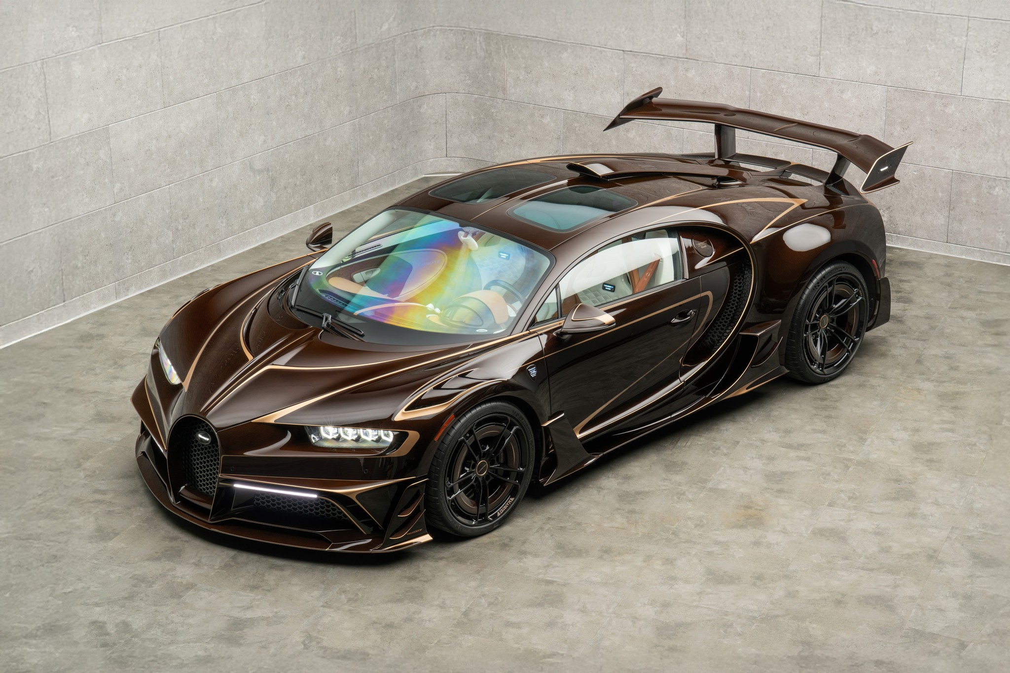 MANSORY Vivere Bugatti-based one-off shown in gallery image 1.