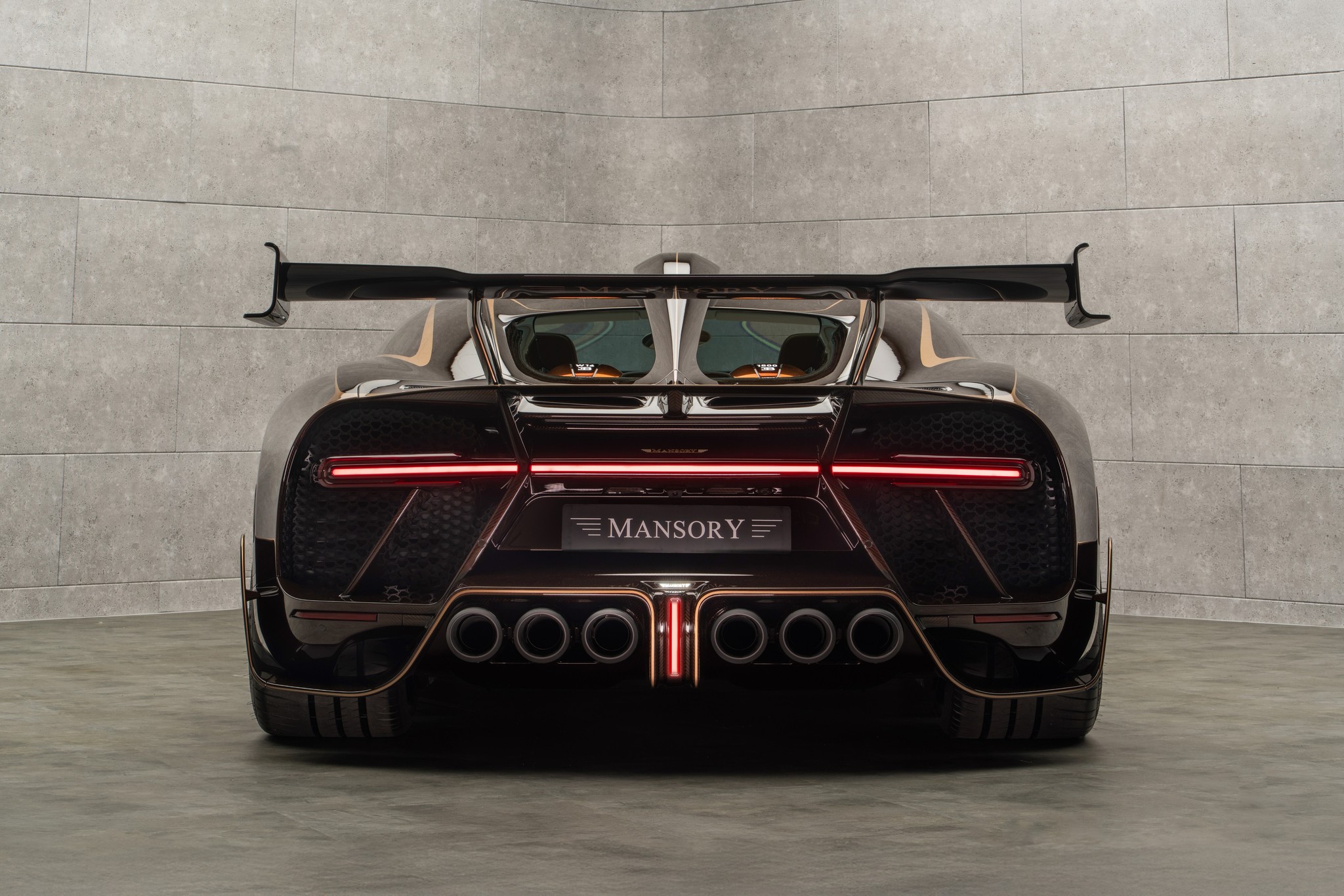 MANSORY Vivere Bugatti-based one-off shown in gallery image 4.