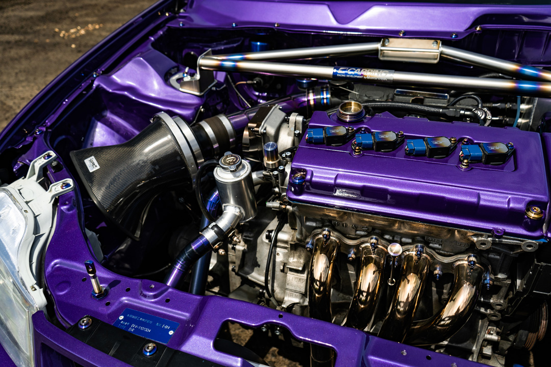 Brandon Elste’s modified 1996 Honda Civic.
