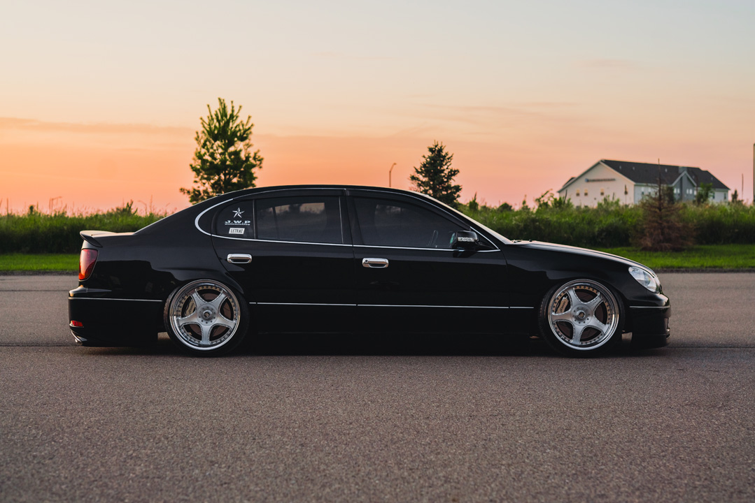 Kyle Harty’s modified 1999 Lexus GS 400.