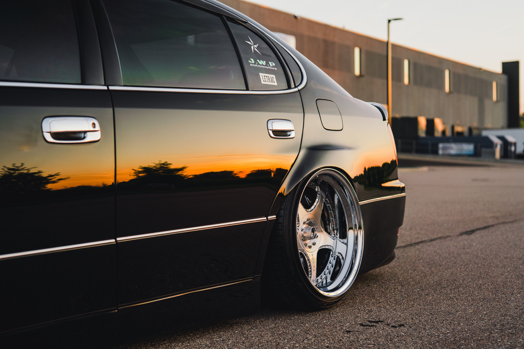 Kyle Harty’s modified 1999 Lexus GS 400.