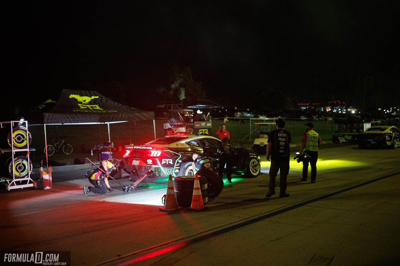 Formula Drift PRO Round 8 action at the 2026 Shoreline Showdown in Long Beach, California.