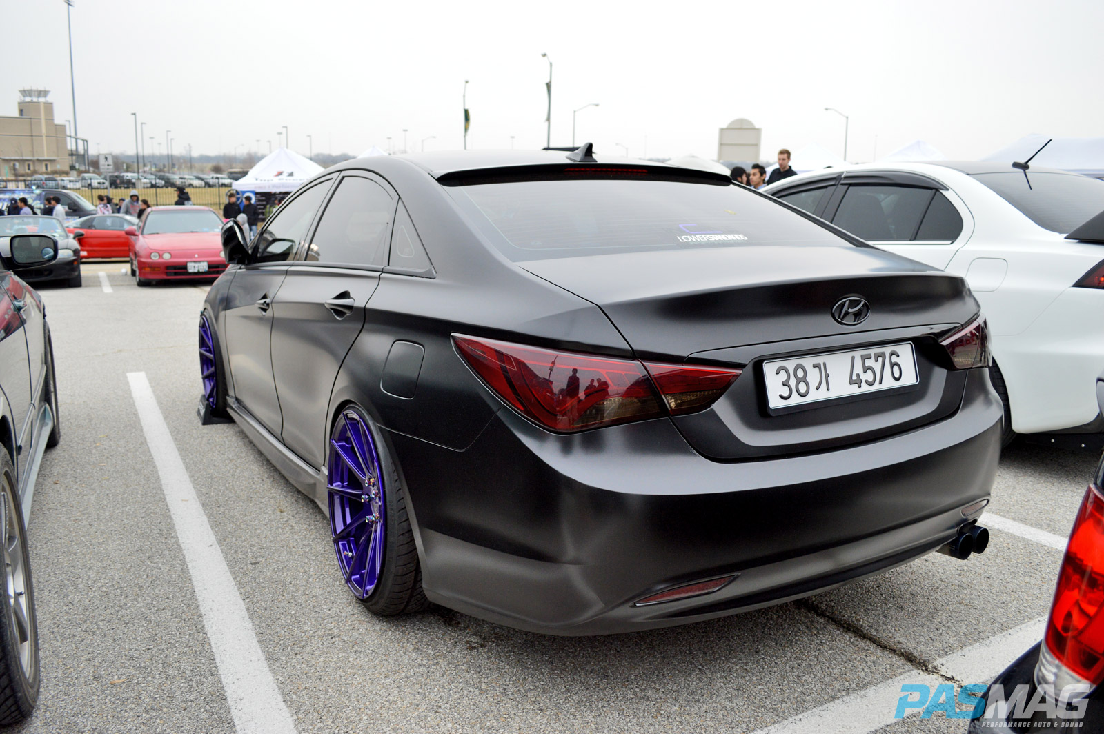 PASMAG Cupcake Meet 19 2014 Grand Prairie Texas Anthony Guerra Hyundai Sonata Rear