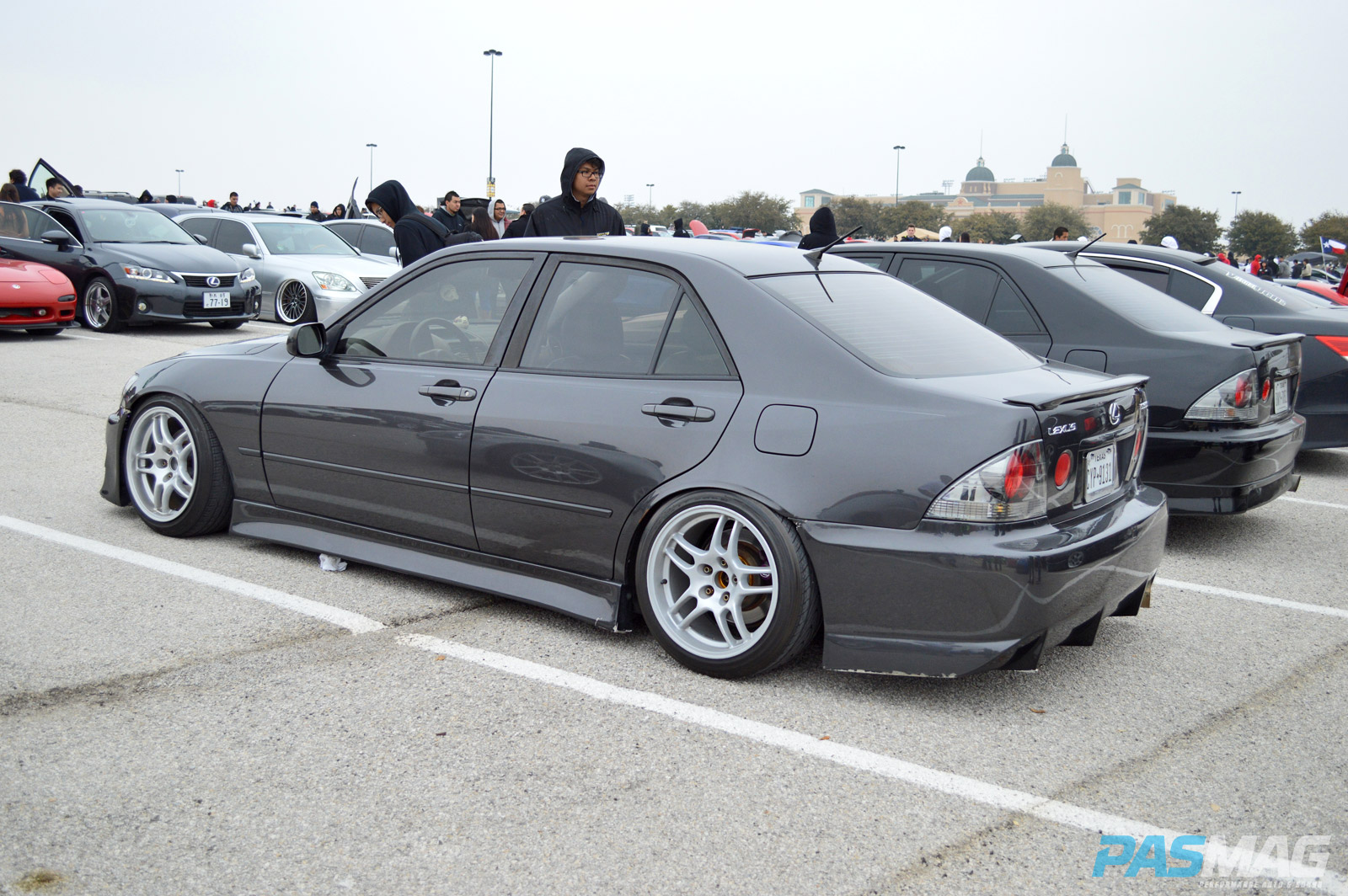 PASMAG Cupcake Meet 19 2014 Grand Prairie Texas Anthony Guerra Lexus IS300 Side
