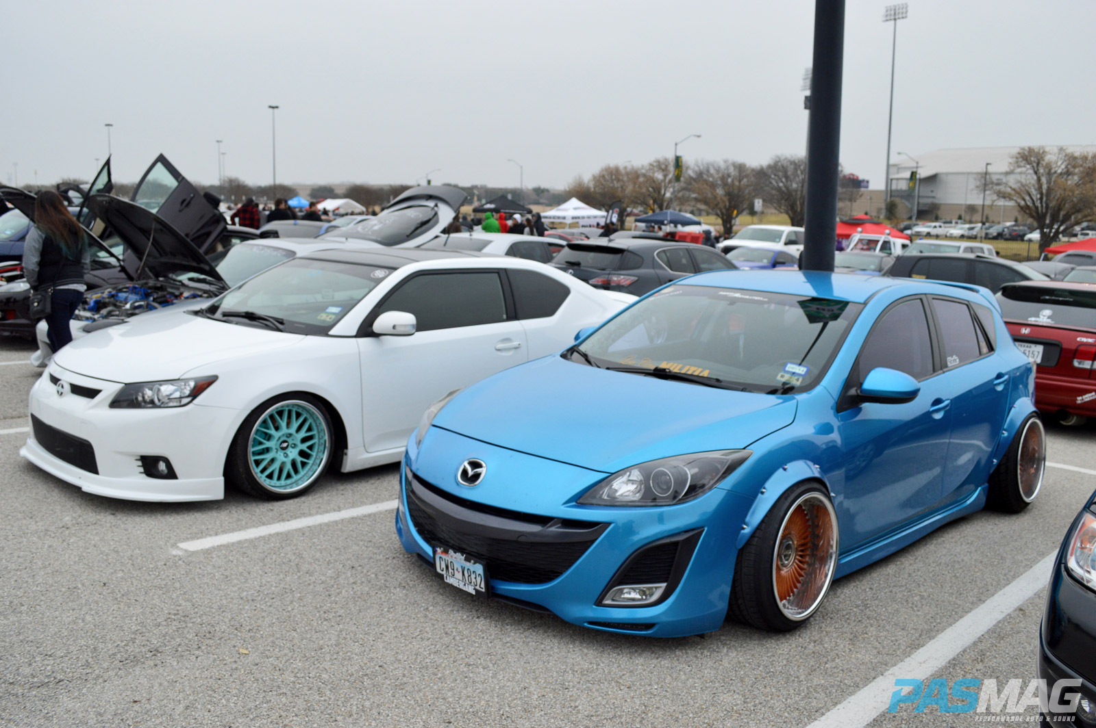 PASMAG Cupcake Meet 19 2014 Grand Prairie Texas Anthony Guerra Mazda Scion
