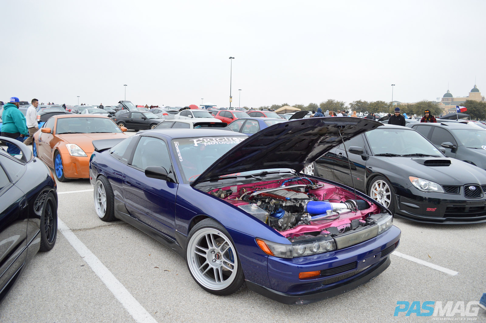 PASMAG Cupcake Meet 19 2014 Grand Prairie Texas Anthony Guerra Nissan 240SX S13 LSX