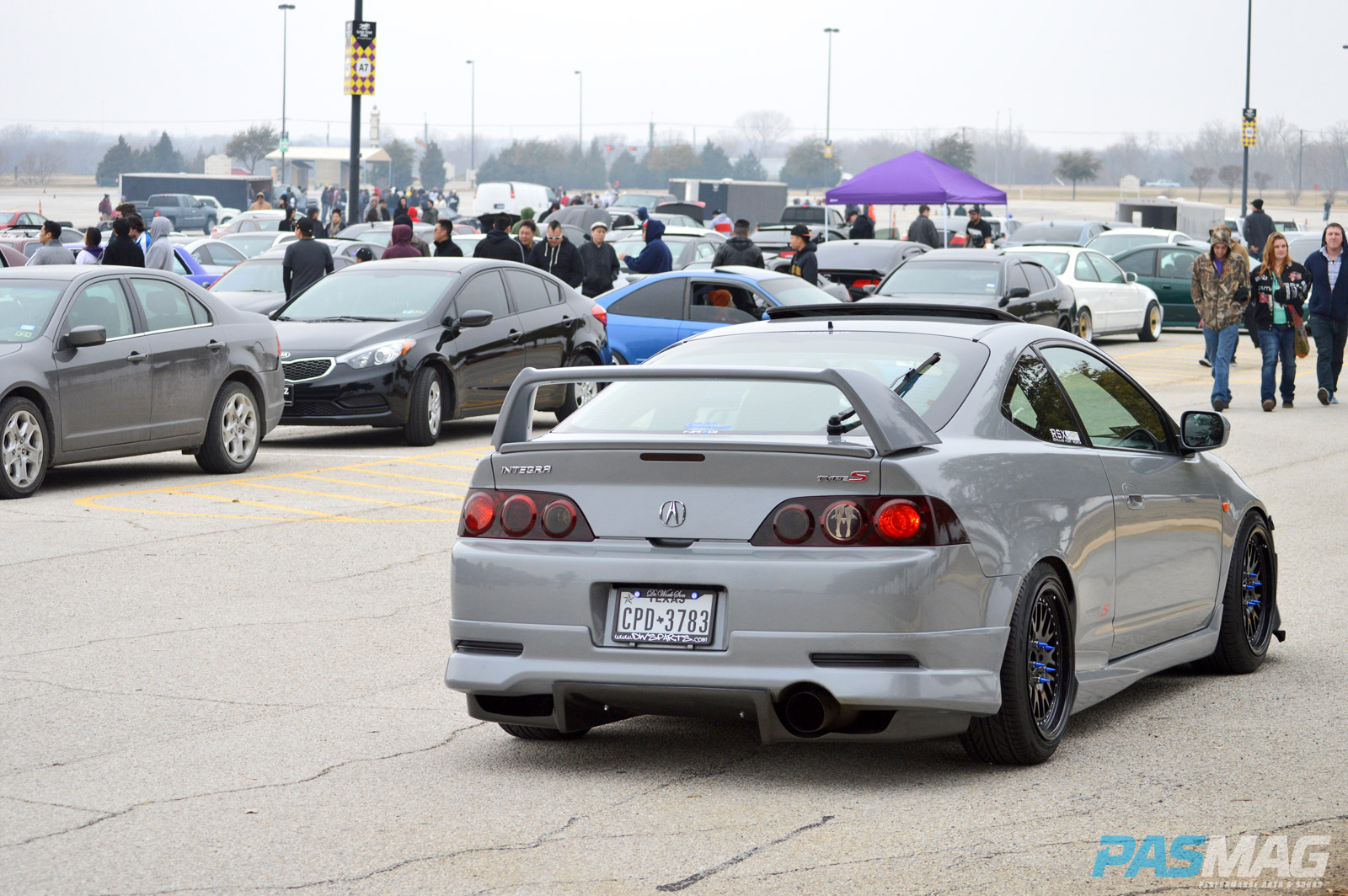 PASMAG Cupcake Meet 19 2014 Grand Prairie Texas Anthony Guerra Rear Acura RSX