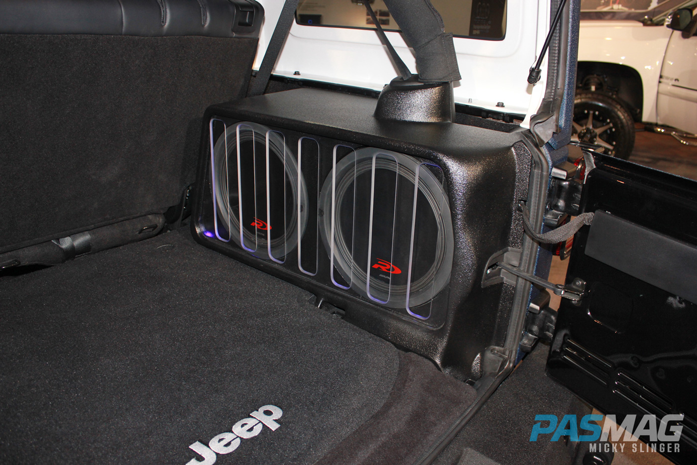 PASMAG CES 2015 Las Vegas NV Alpine Type R Jeep Subwoofers
