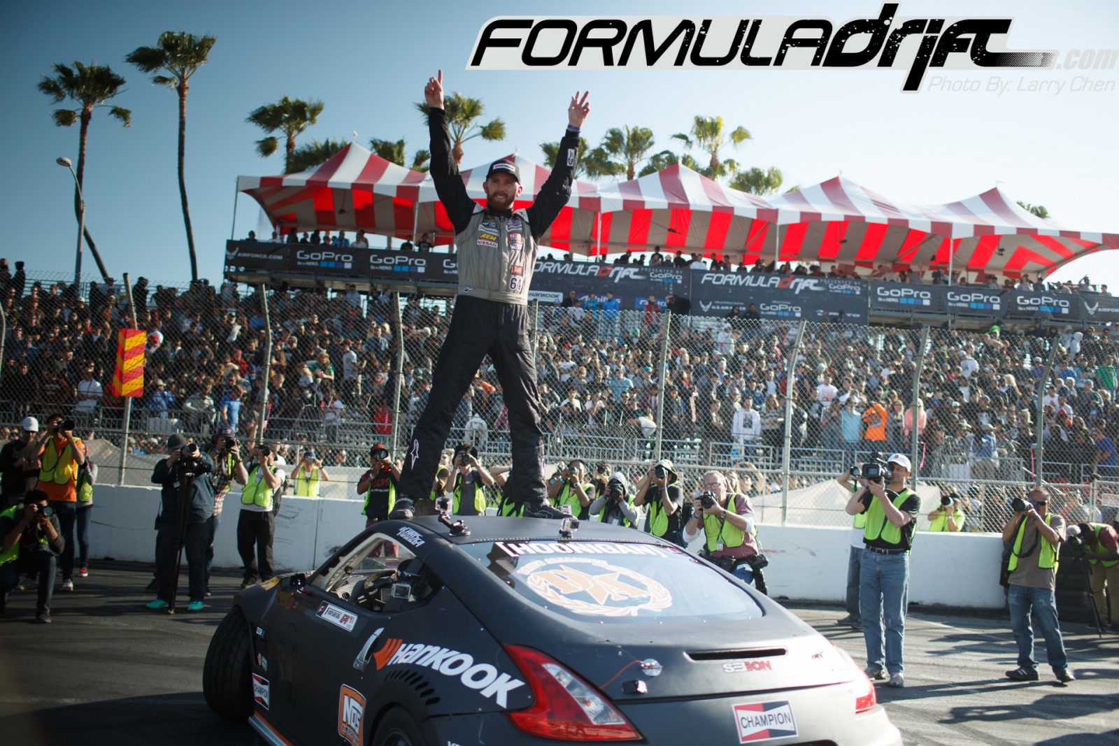 PASMAG Formula Drift Long Beach California 2014 Chris Forsberg On 350Z