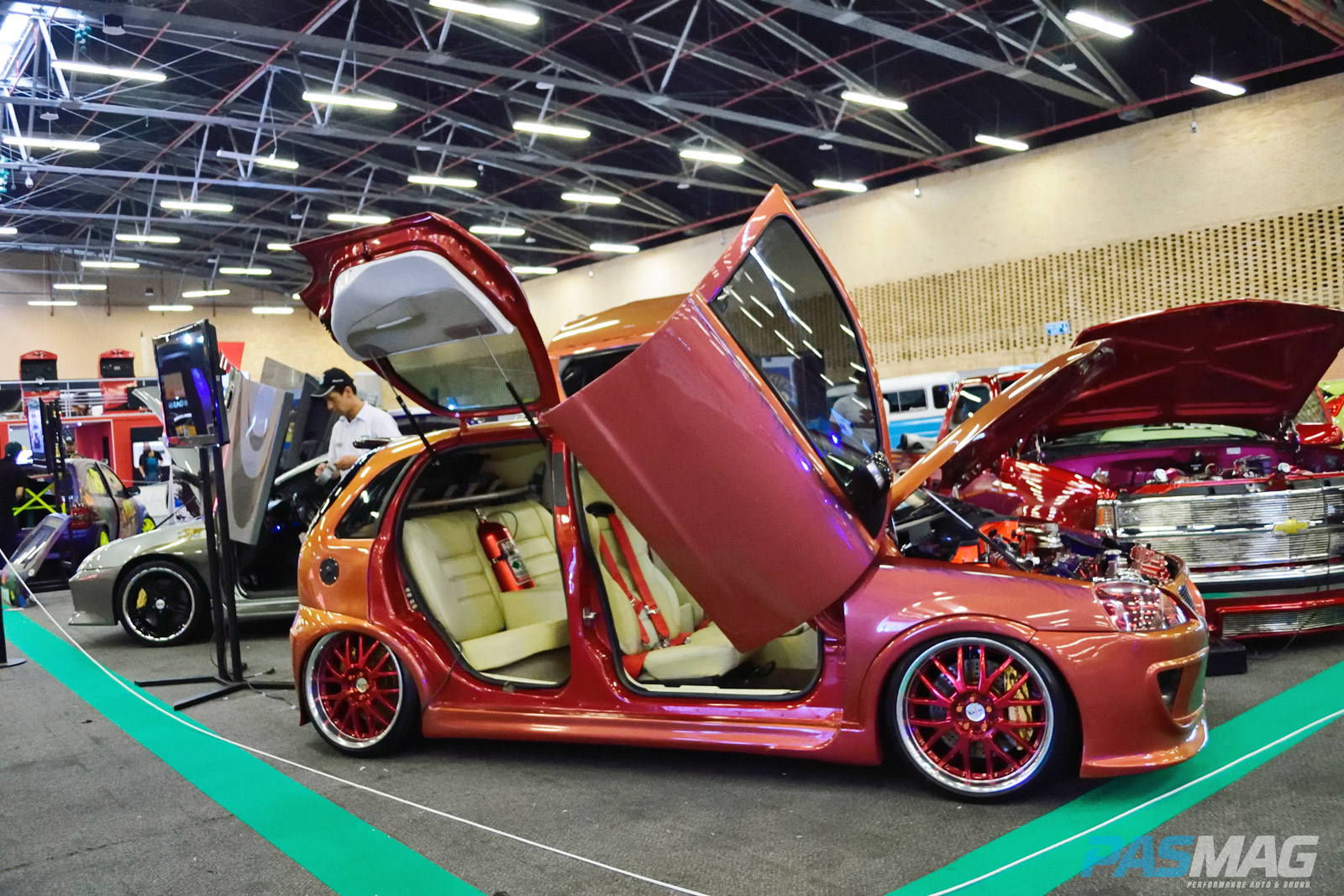 PASMAG IASCA Latino America Finals Bogota Colombia Travis Chin Booth Vehicle Car Audio