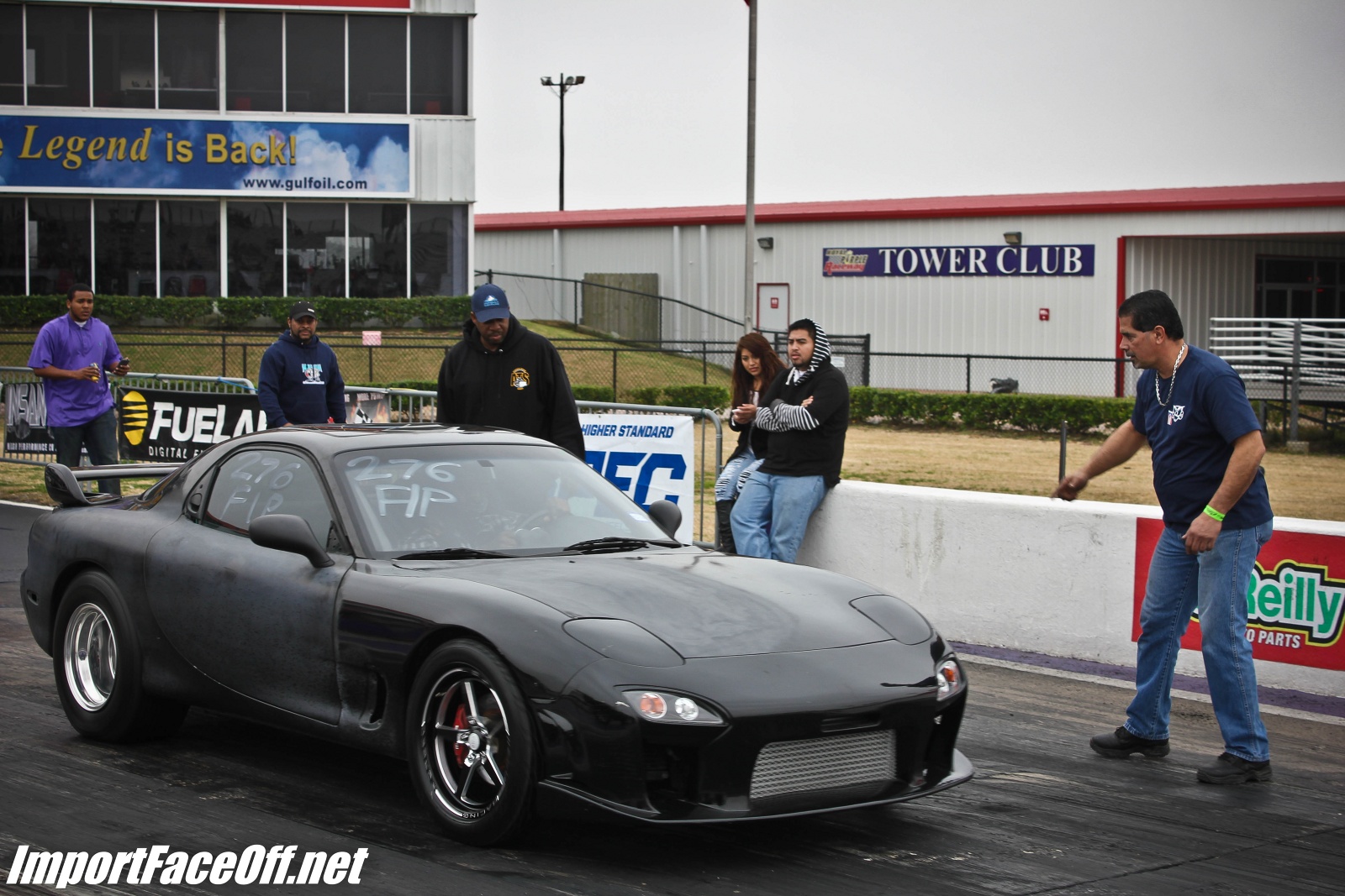 PASMAG - Import Face-Off In Baytown TX On Feb 9 2014 - Black Mazda RX7