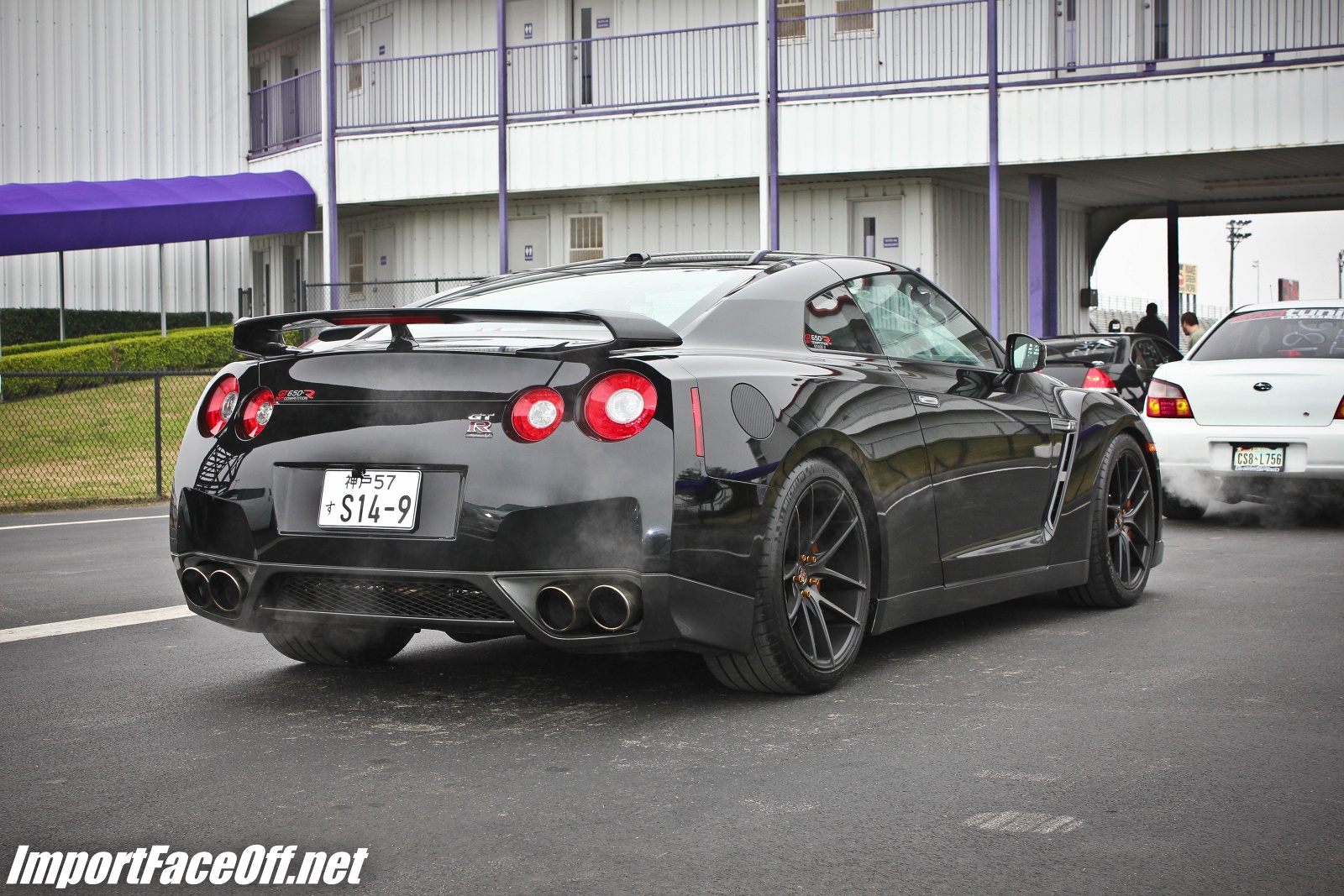 PASMAG - Import Face-Off In Baytown TX On Feb 9 2014 - Black Nissan GTR
