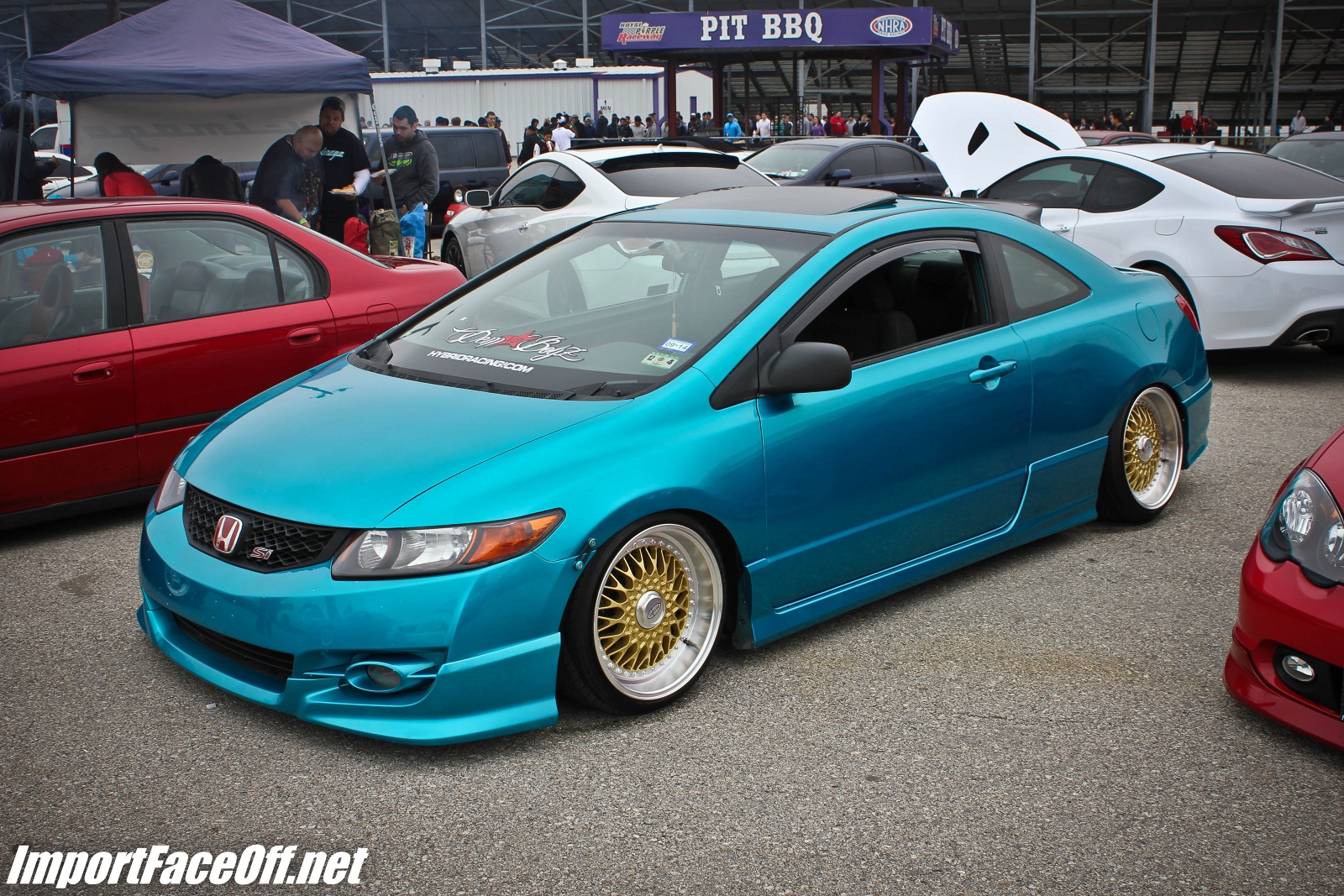 PASMAG - Import Face-Off In Baytown TX On Feb 9 2014 - Hybrid Racing Honda Civic