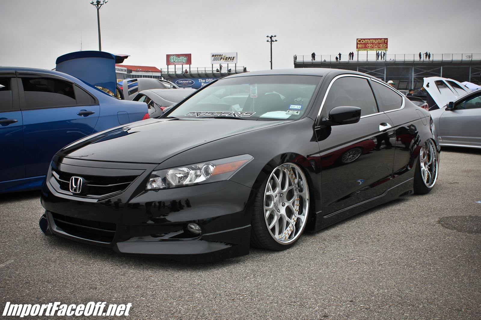 PASMAG - Import Face-Off In Baytown TX On Feb 9 2014 - Prospektz Black Honda Accord