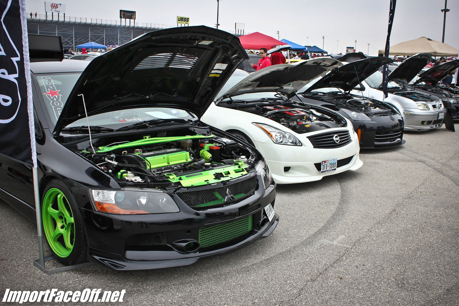 PASMAG - Import Face-Off In Baytown TX On Feb 9 2014 - Sunworks Line Up