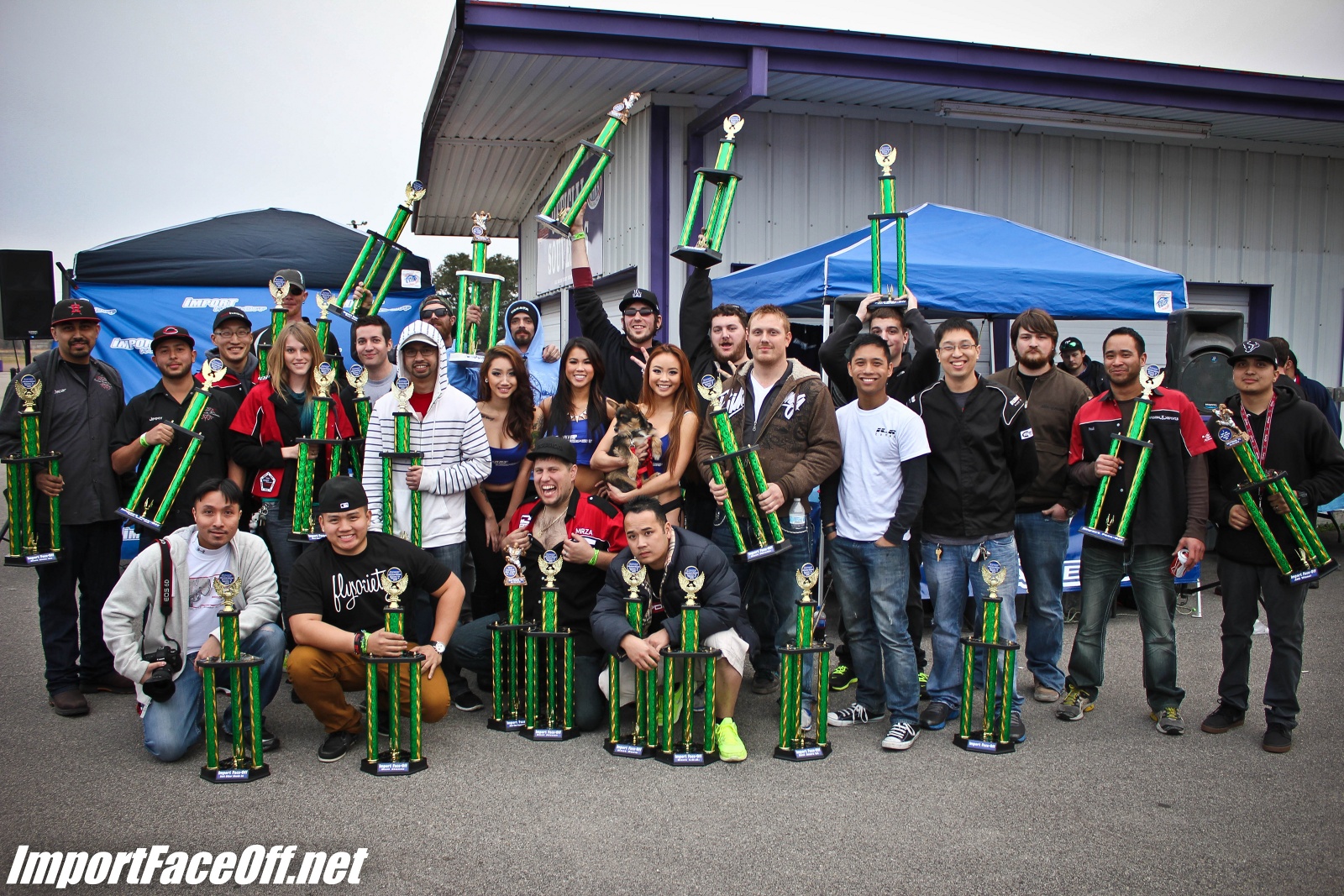 PASMAG - Import Face-Off In Baytown TX On Feb 9 2014 - Winners List With Trophies