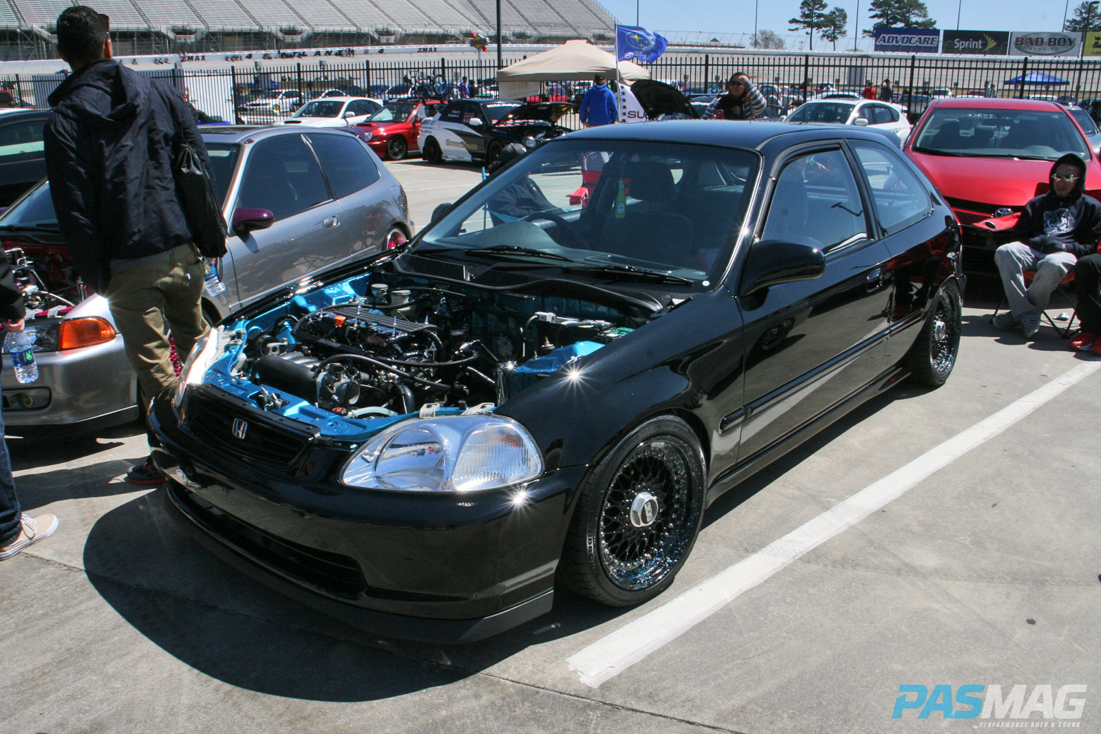 PASMAG Import Alliance Hamton Georgia 2014 Michael Watson BBS Honda Civic EK Hatchback