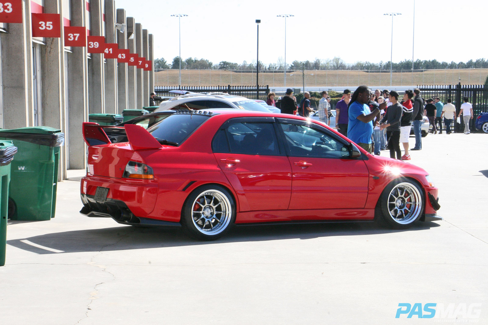 PASMAG Import Alliance Hamton Georgia 2014 Michael Watson Red Mitsubishi Evo