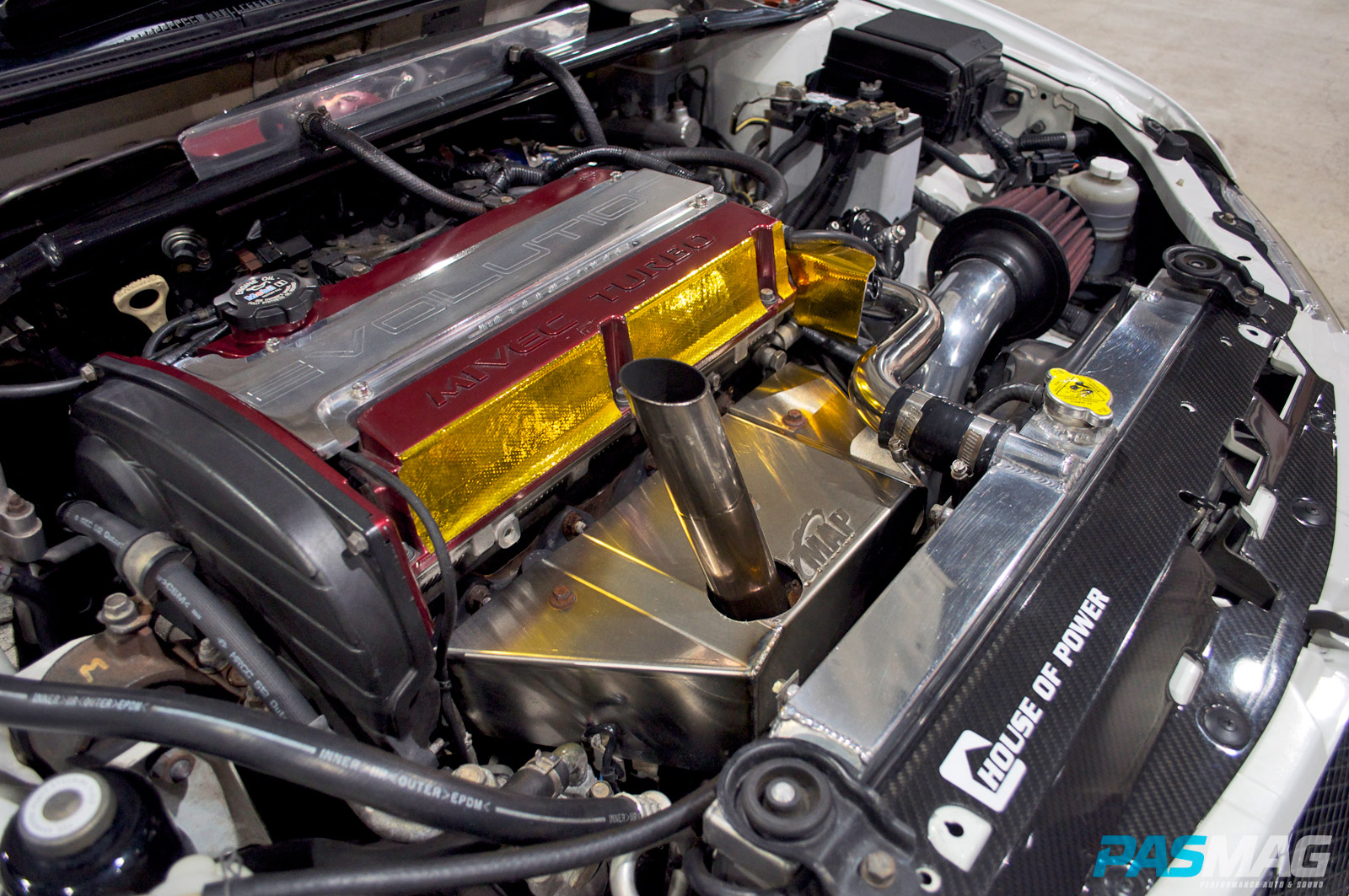 PASMAG Motorama Harrisburg Pennsylvania 2014 Dante Damanti Mitsubishi Lancer Evolution House Of Power Engine