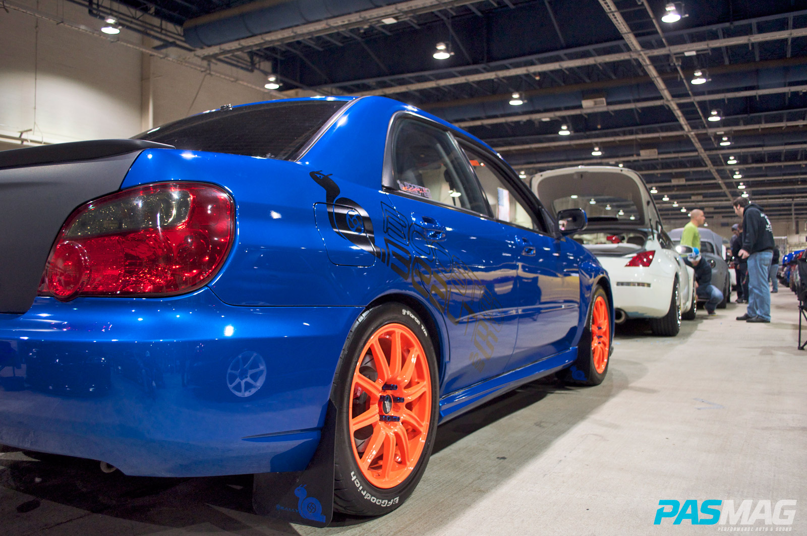 PASMAG Motorama Harrisburg Pennsylvania 2014 Dante Damanti Subaru WRX STI Wheels