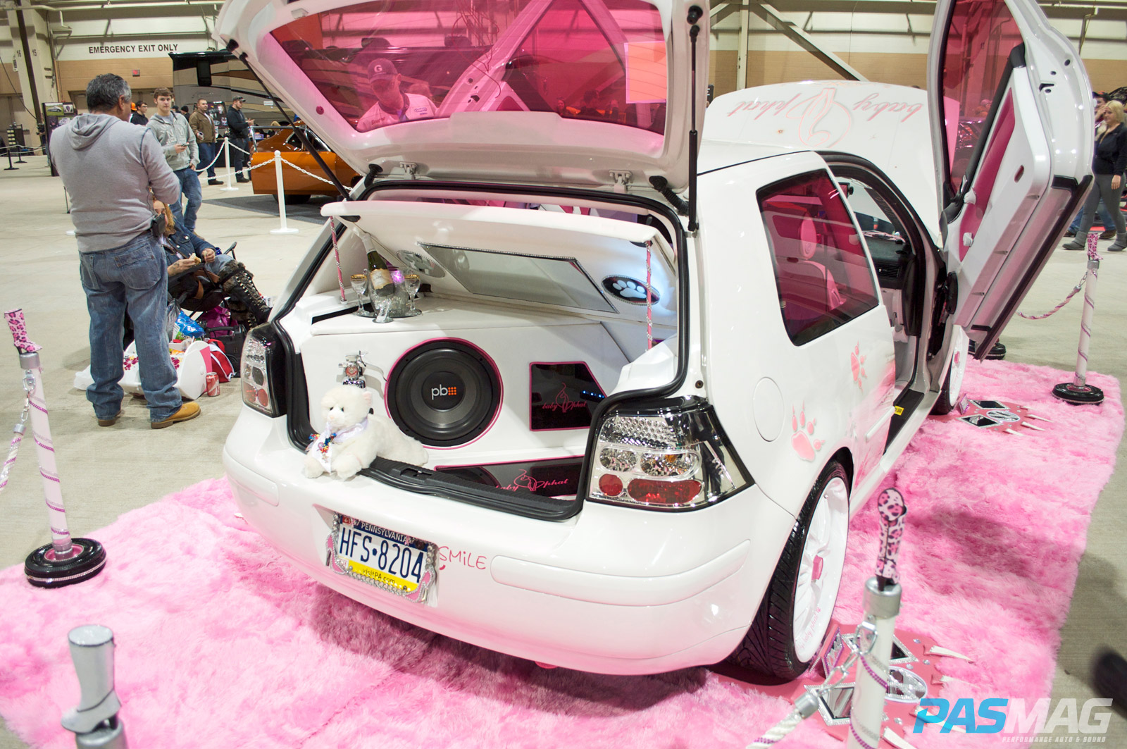 PASMAG Motorama Harrisburg Pennsylvania 2014 Dante Damanti Volkswagon Golf Rear