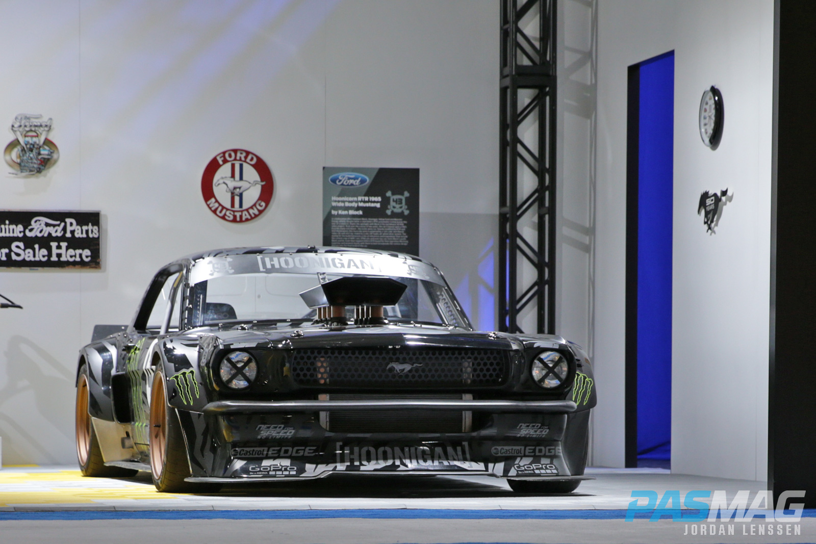 SEMA 2014 Las Vegas Ford Mustang Hoonicorn Ken Block
