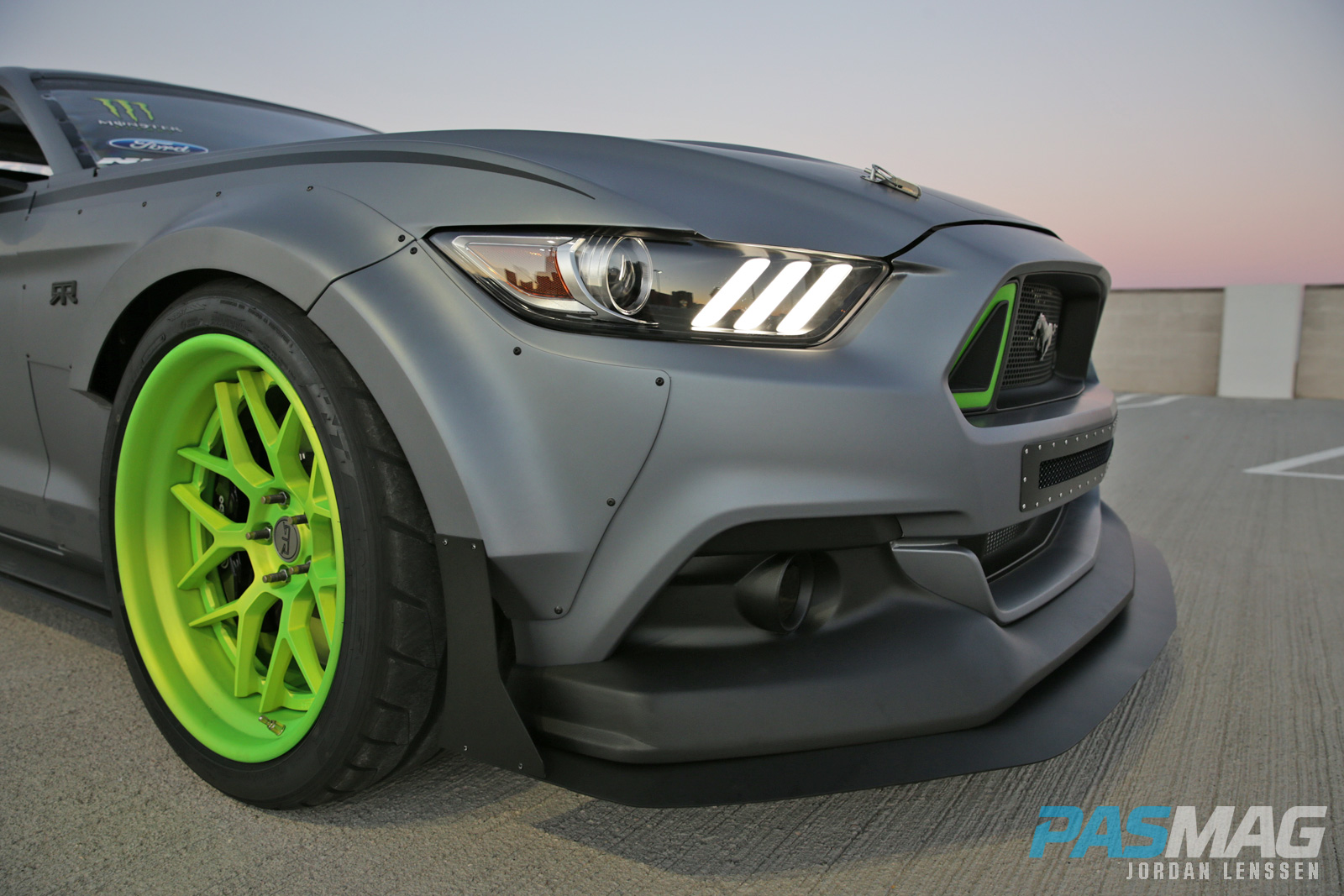 PASMAG SEMA 2014 Ford Ride Along Mustang RTR Spec 5 Concept wheel