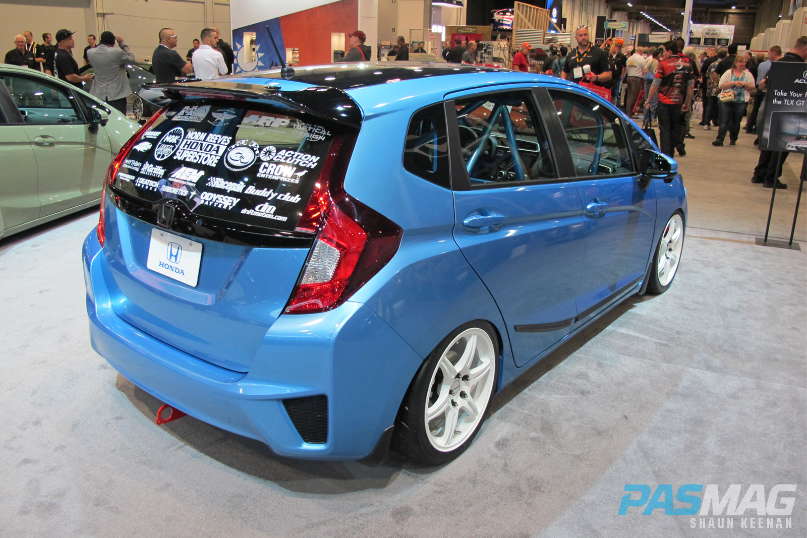 SEMA 2014 Las Vegas Honda Fit Challenge Bisimoto rear