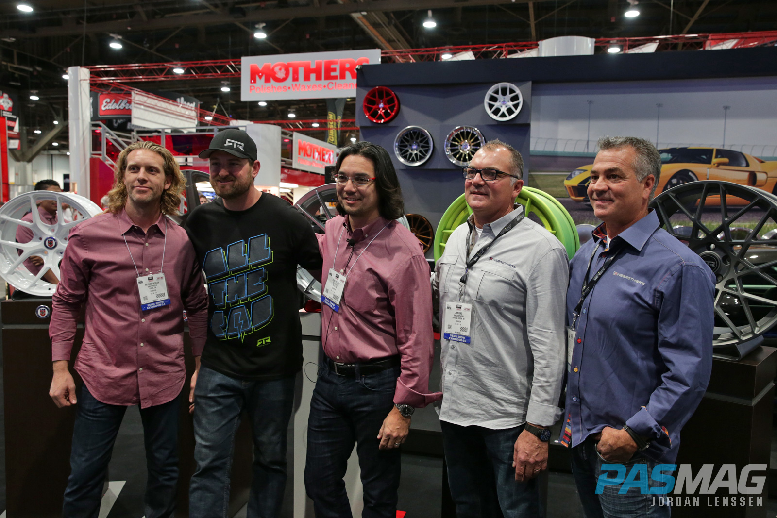 SEMA 2014 Las Vegas RTR HRE Wheels Vaughn Gittin Jr Staff