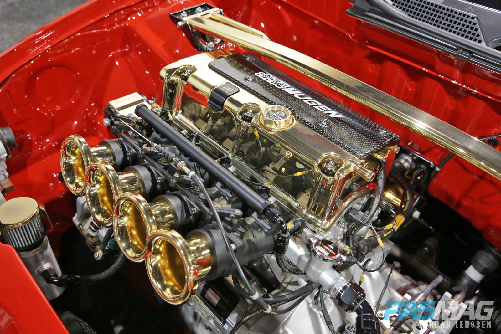 SEMA 2014 Las Vegas Photo Coverage Acura Integra K20 ITB Gold