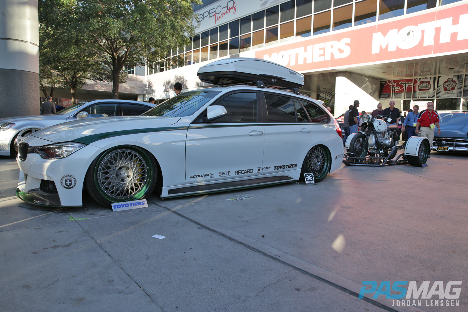 SEMA 2014 Las Vegas Photo Coverage BMW Toyo Accuair Trailer