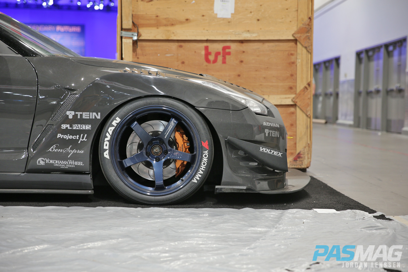 SEMA 2014 Las Vegas Photo Coverage Nissan GTR Advan Racing GT Yokohama Jordan Lenssen