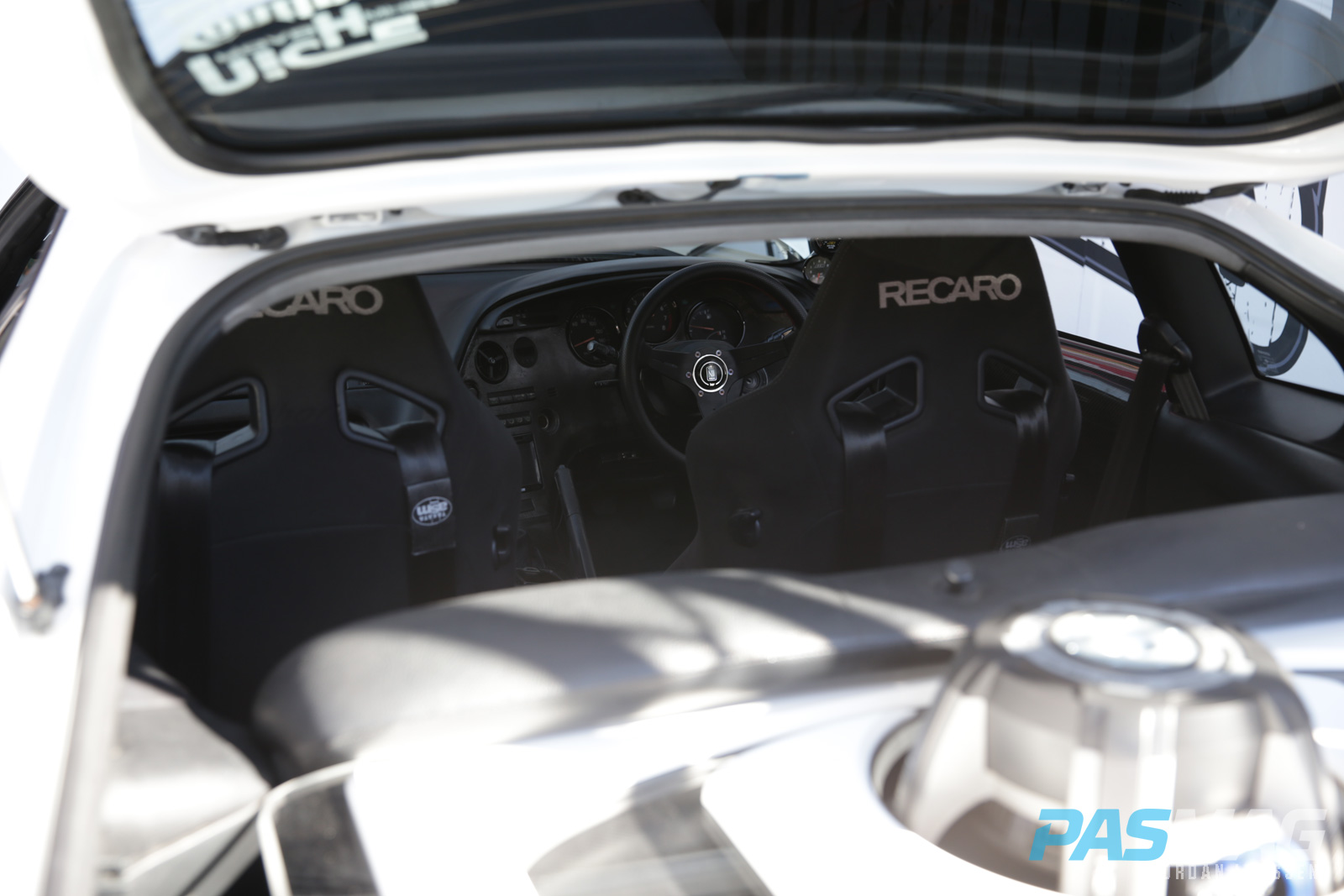 PASMAG Tuner Battlegrounds 2014 Battle for SEMA Anthony De Guzman Toyota Supra Recaro
