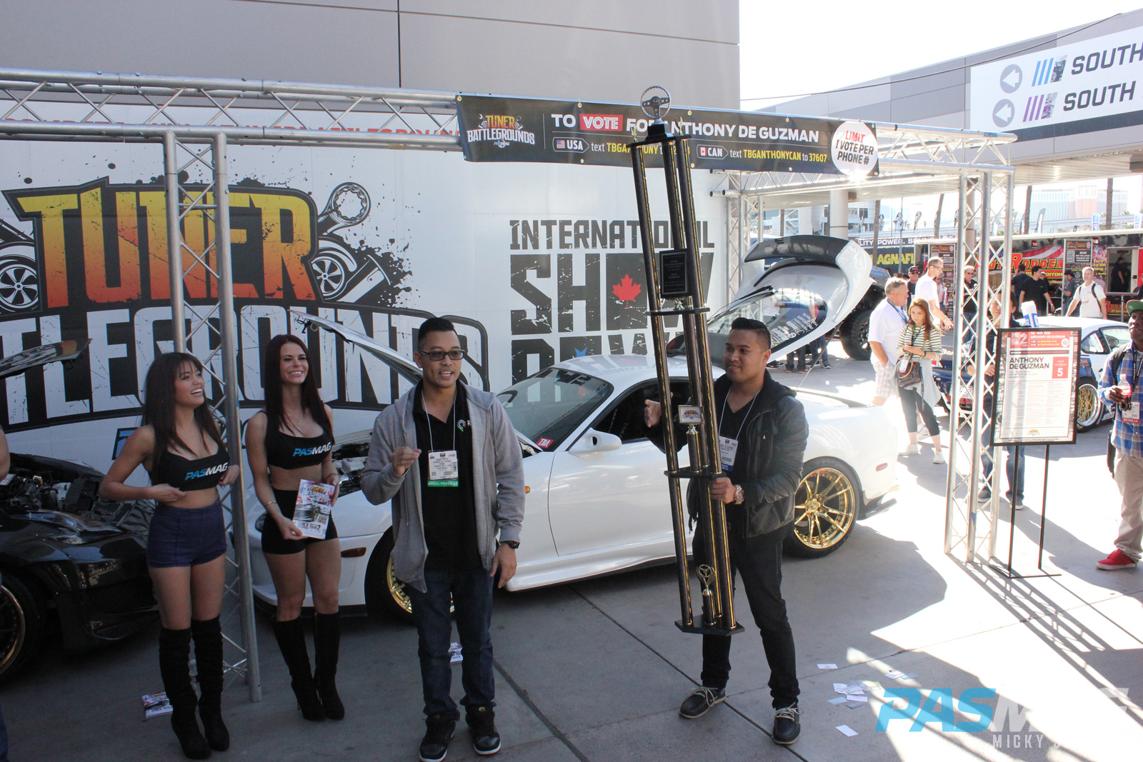 PASMAG Tuner Battlegrounds 2014 Battle for SEMA Award Ceremony Anthony