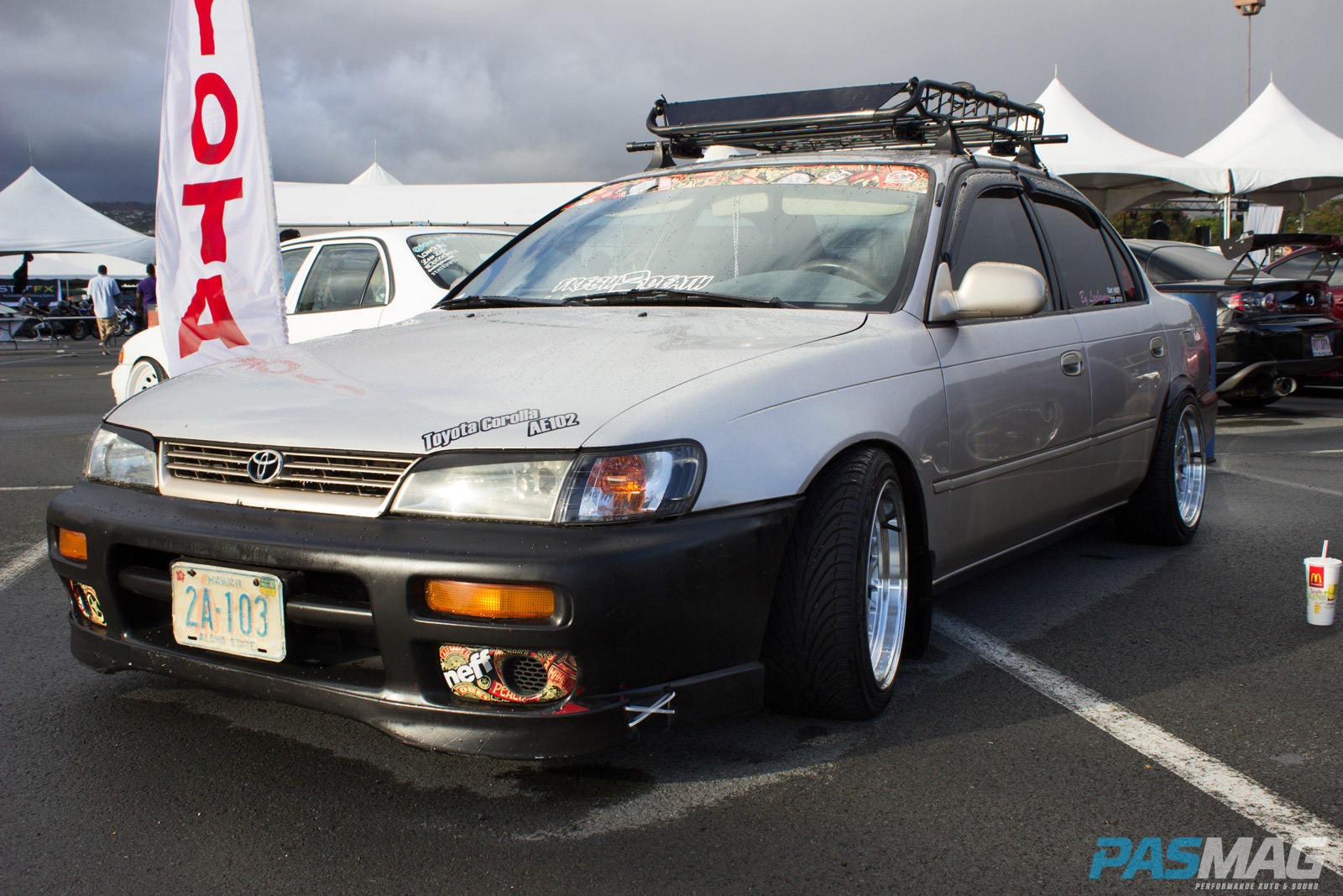 PASMAG Traffic2 Honolulu Hawaii GraspingParadisePhotography Toyota Corolla AE102