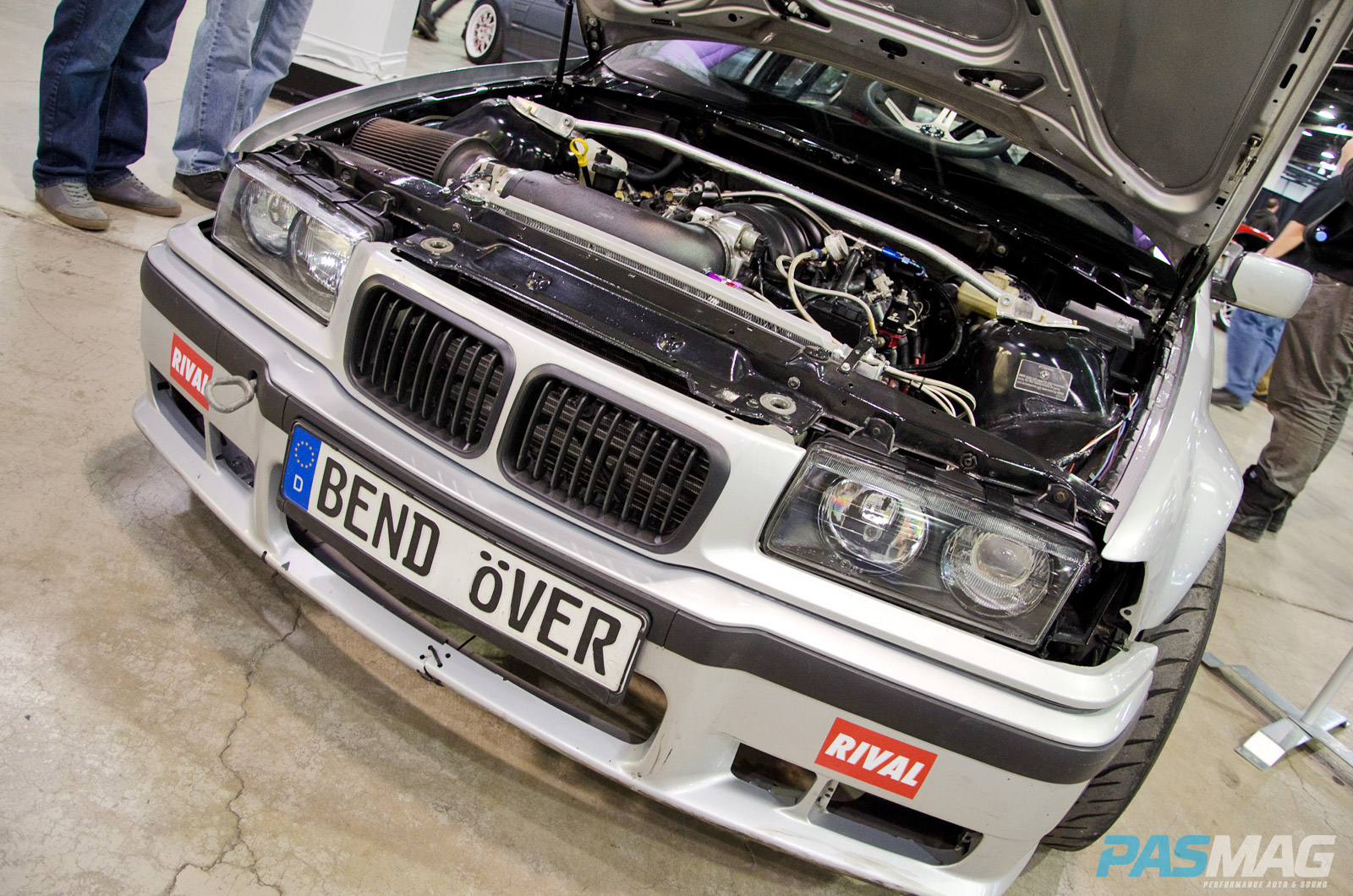 PASMAG Tuner Galleria Chicago Illinois 2014 Ray Flores Bend Over BMW