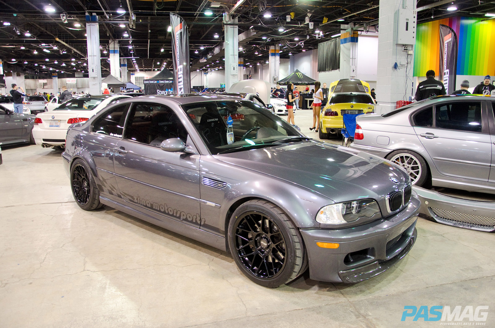 PASMAG Tuner Galleria Chicago Illinois 2014 Ray Flores Silver BMW ZIMA Motorsports