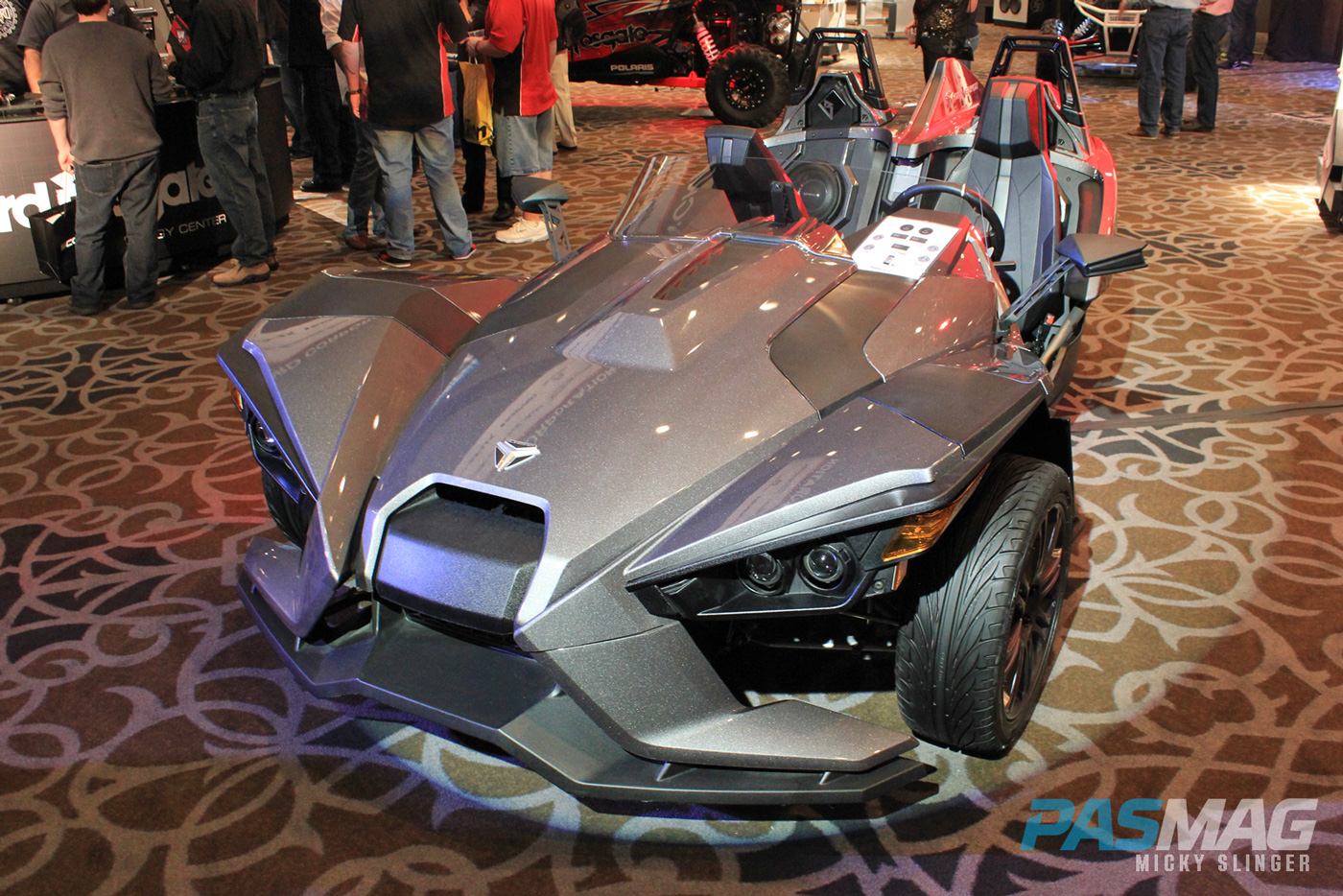PASMAG CES 2015 Rockford Fogate Polaris Slingshot front
