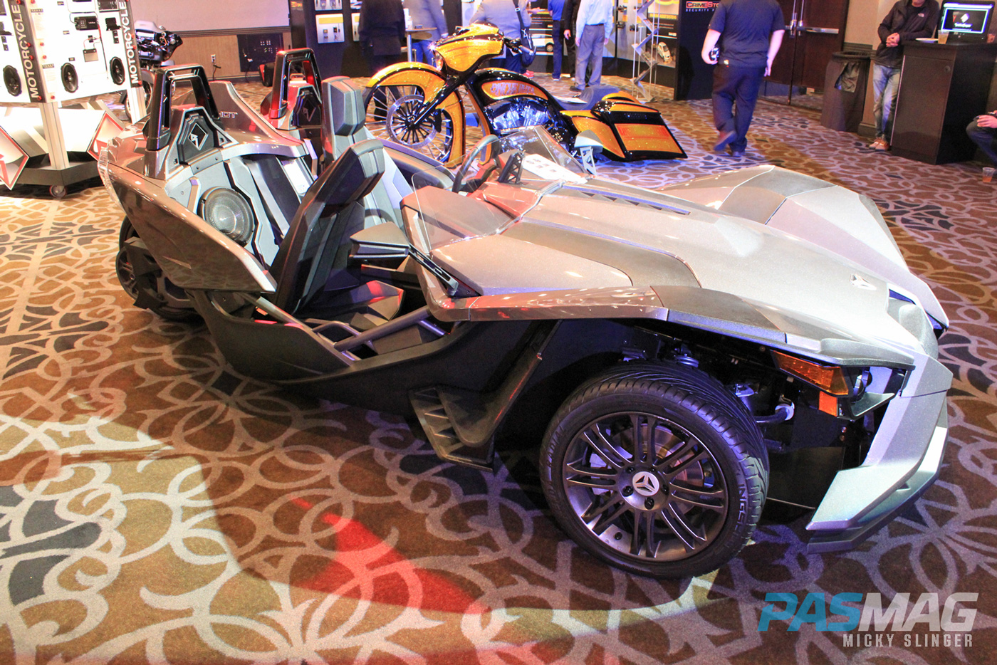 PASMAG CES 2015 Rockford Fogate Polaris Slingshot side