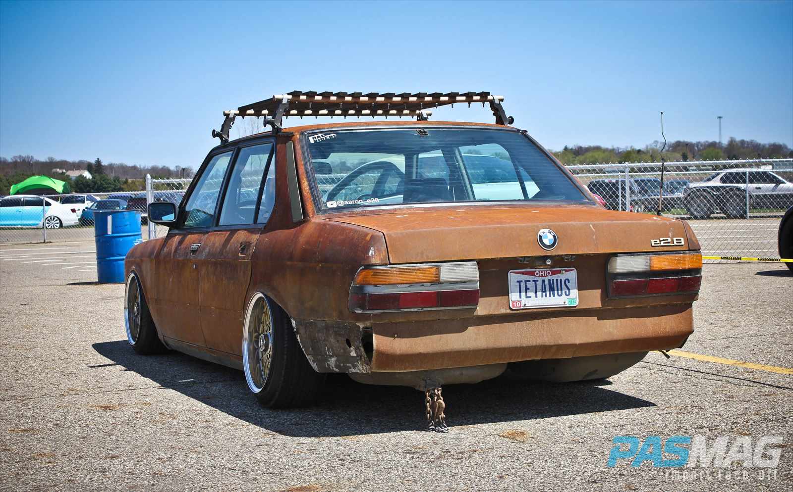 PASMAG Trending Rat Rod Style Rust BMW E28 Import Faceoff Rear
