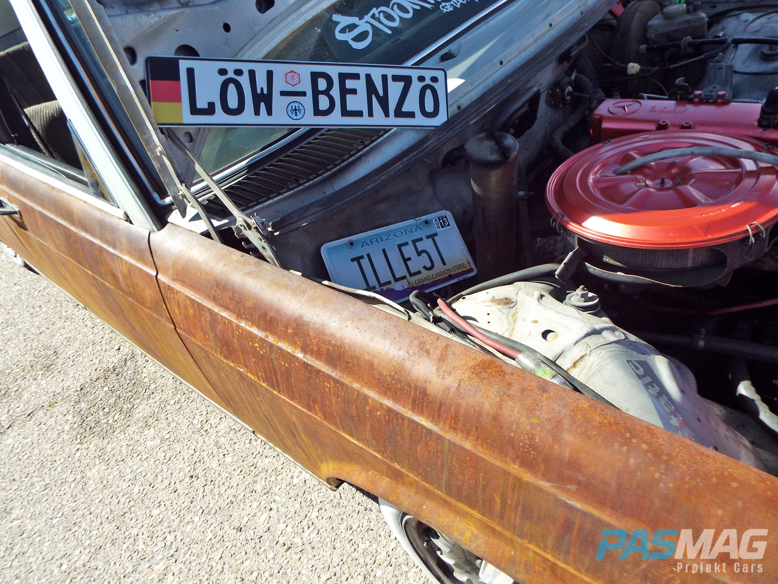 PASMAG Trending Rat Rod Style Rust Mercedes Benz Projekt Cars Engine
