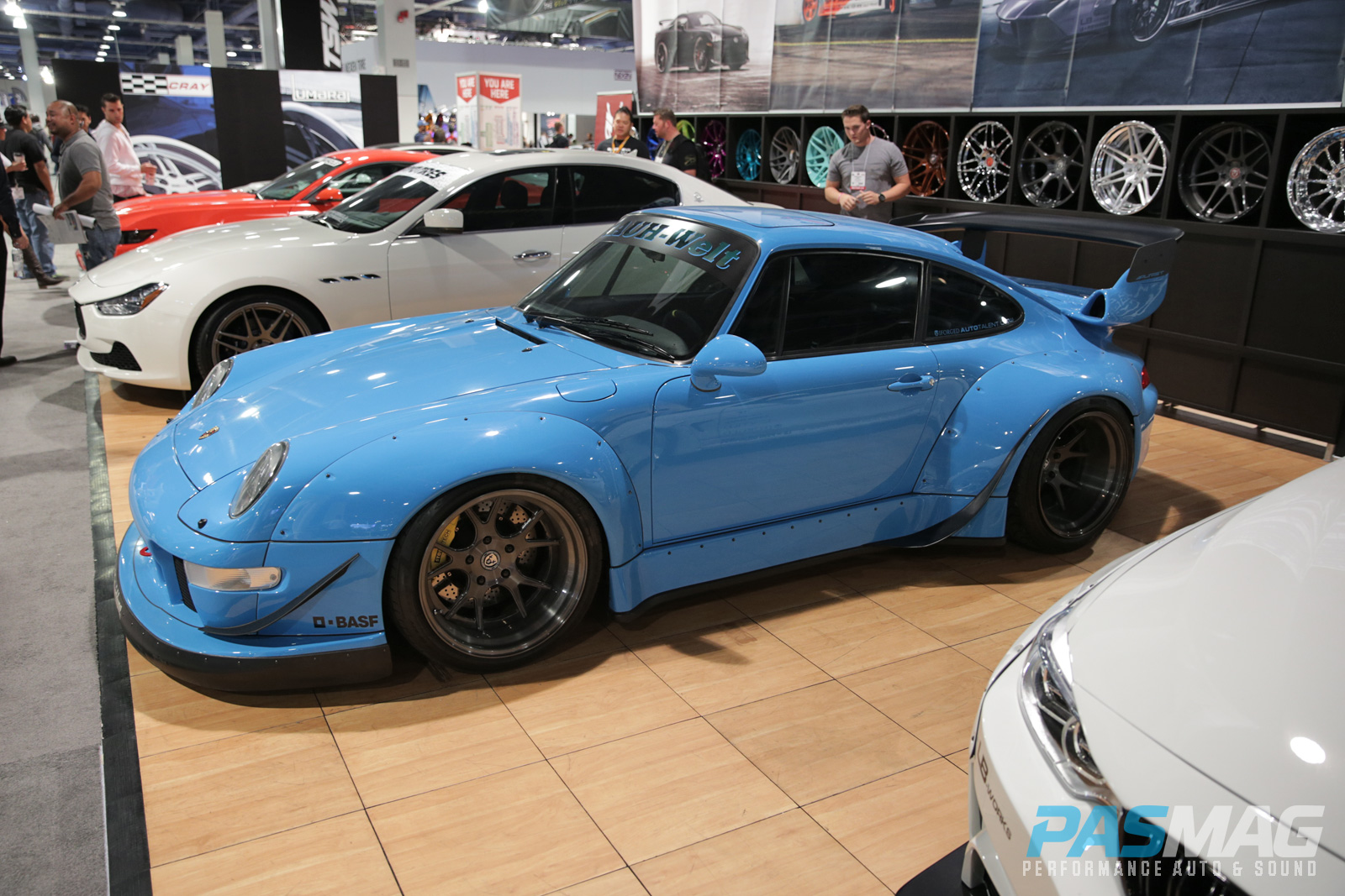 PASMAG Trending SEMA iForged RWB Widebody Porsche 993 BASF Stoptech Pirelli far driver