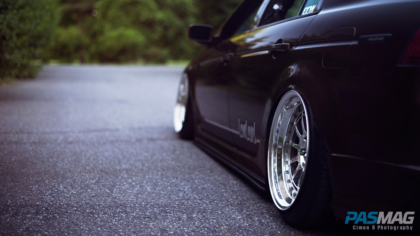PASMAG Trending Tuner Battlegrounds Alexander Angers 2004 Acura TL Cimon B Photography rear wheel