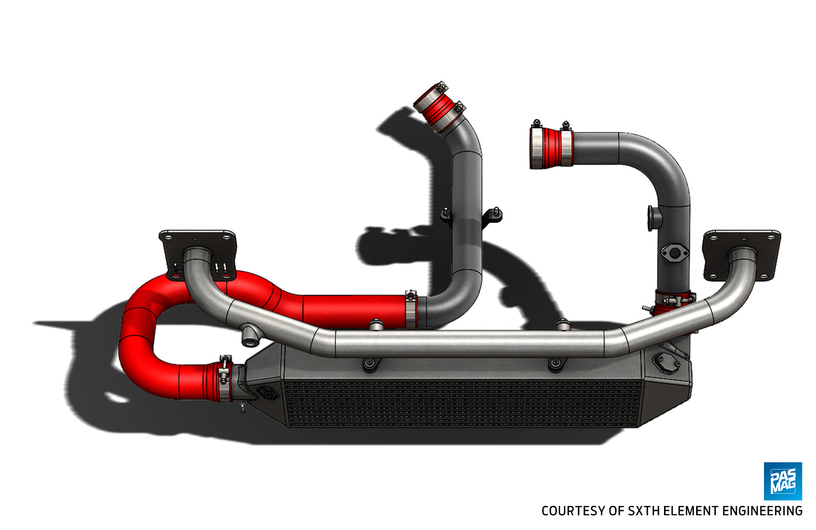 12 Sxth Element KDM PASMAG Veloster Turbo Intercooler Kit
